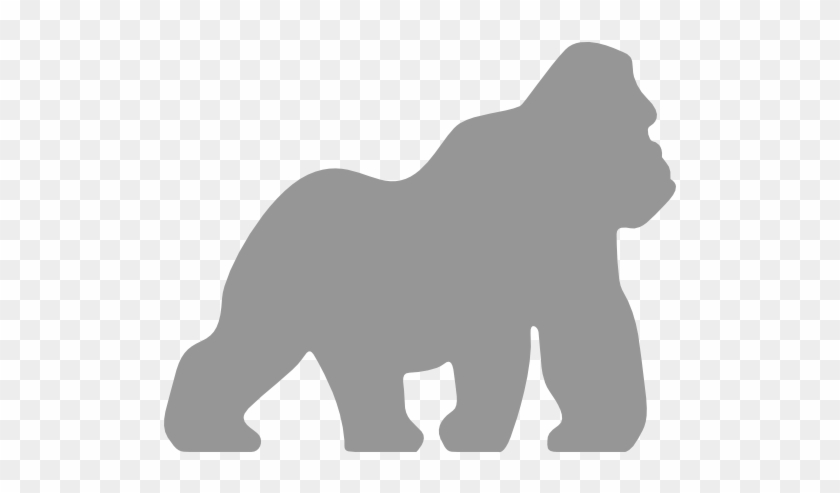 Gorilla Silhouette Png #811359