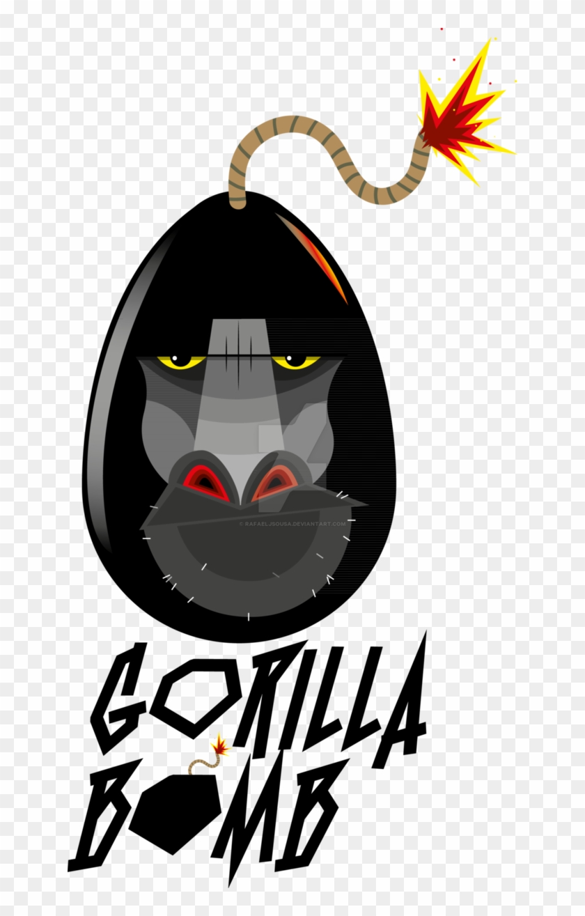 Gorilla Bomb Logo By Rafaeljsousa - Poster #811391