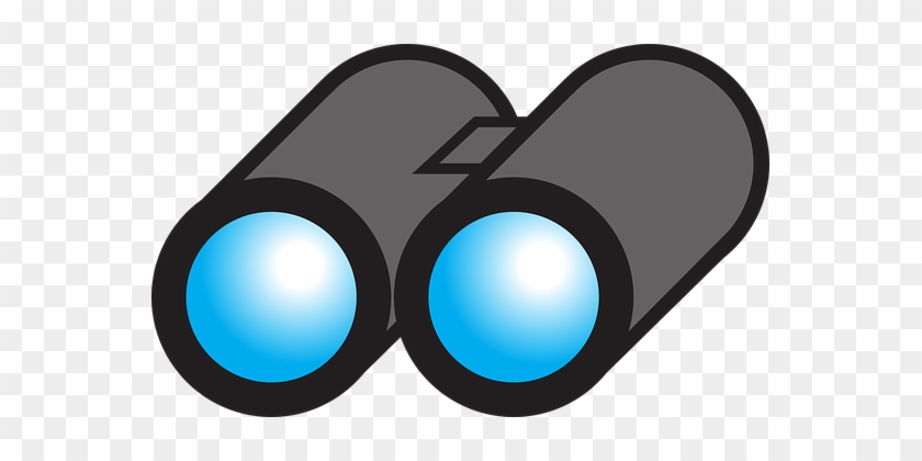 Binoculars Look Lenses Looking Search Spy - Binoculos Png #811451