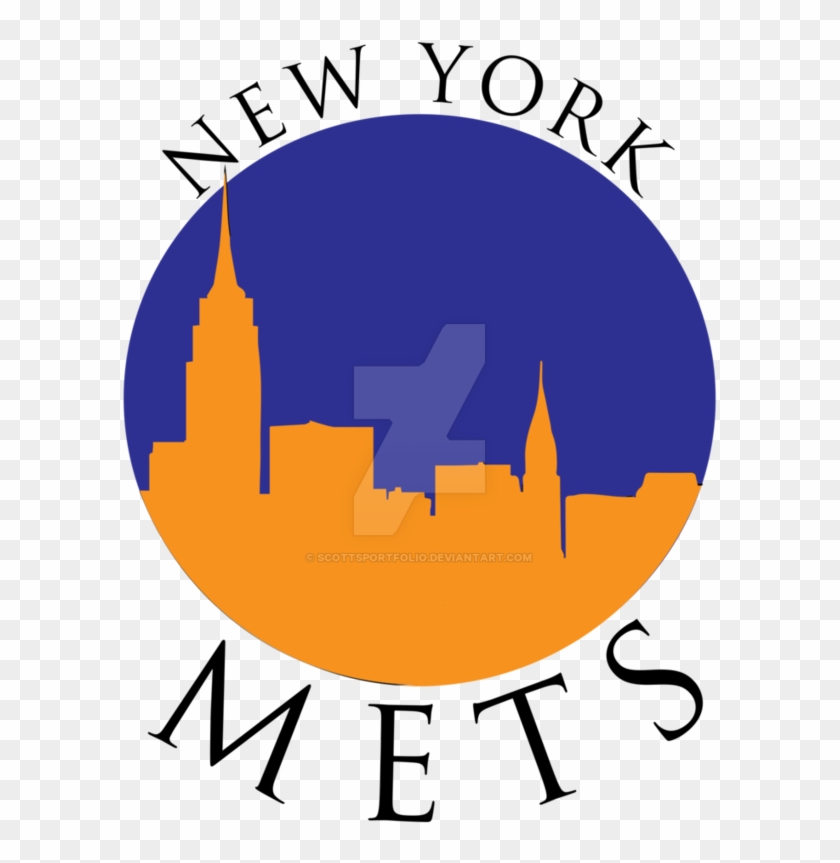 New York Mets Concept Logo By Scottsportfolio - Logos And Uniforms Of The New York Mets #811478