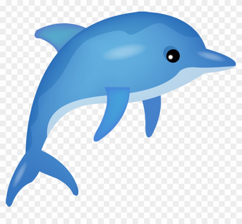 Dolphin Blue - Dolphin - 90 手绘 卡通 海豚 设计 #811528