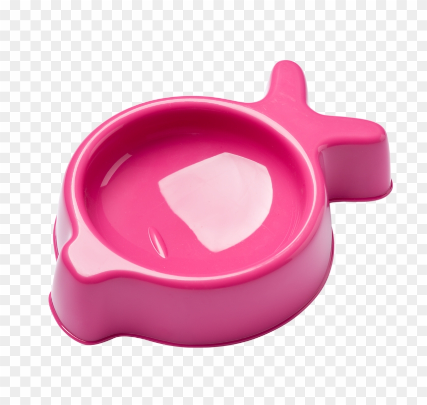 Gamelle Pour Chat Fish - United Pets Fish Cat Bowl - Fish Cat Bowl - Pink #811542