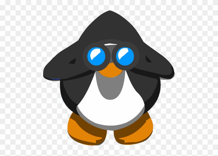 Binoculars View - Club Penguin Dancing Penguin Gif #811565