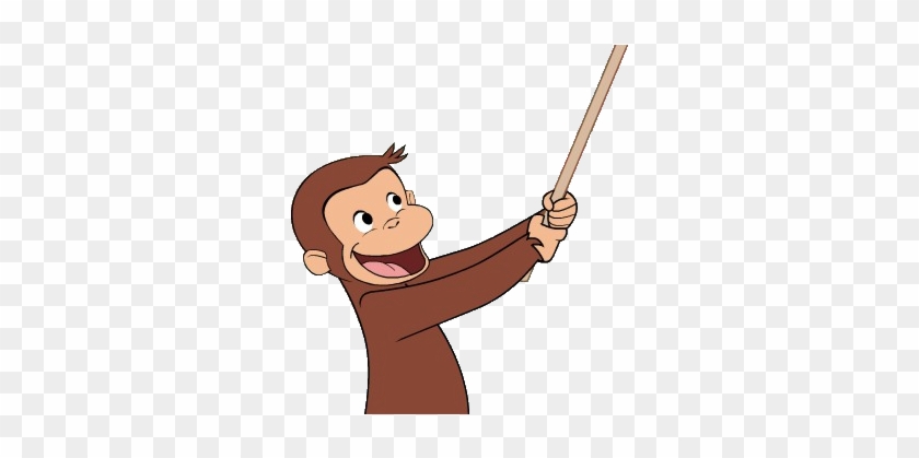 Curious George Holding - Curious George Holding A Sign #811625