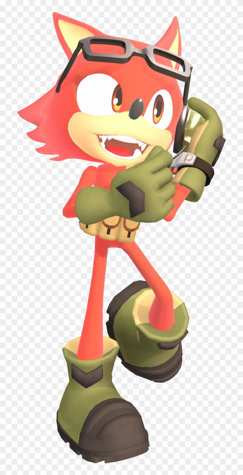 Mmd Sonicforces Aibo (avatar) Wip By - Cartoon #811701