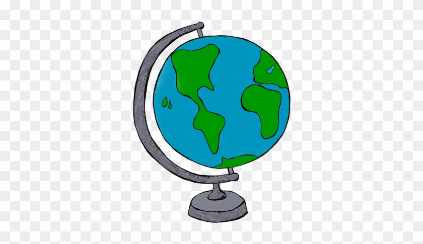 Attention World Travelers - Clipart Of A Globe #811768