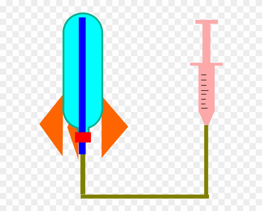 Soda Rocket Clip Art At Clker - Bottle Rocket Clipart #811792