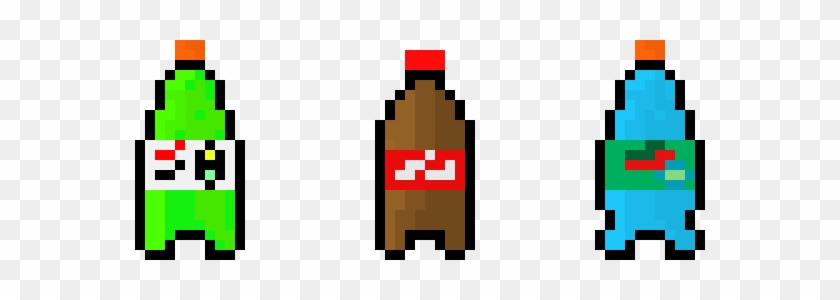 Soda Bottles - Soda Can Pixel Art #811811