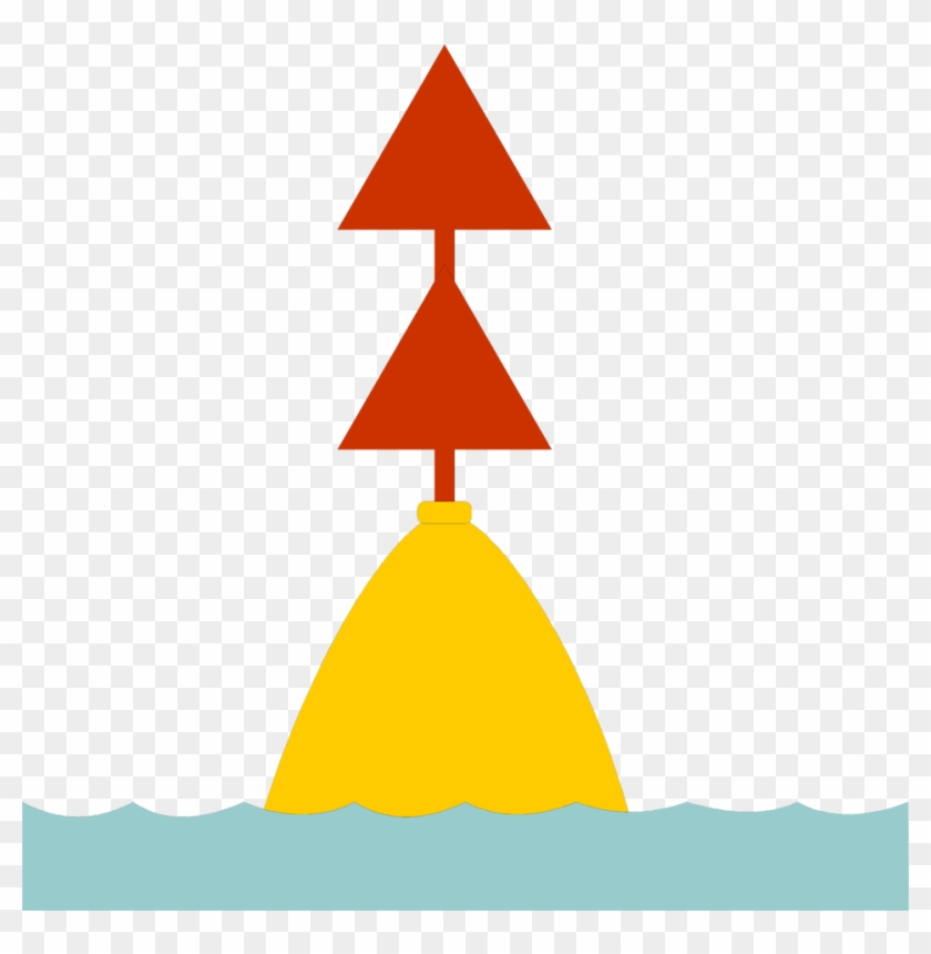 Illustration Of A Buoy In The Water - Illustration Of A Buoy In The Water #811817