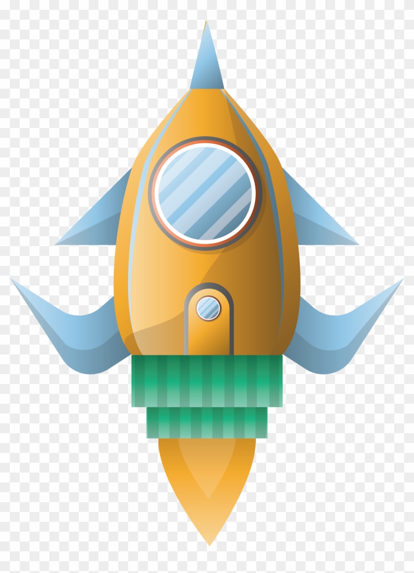 Rocket Illustration - Cartoon Ship - Rocket Illustration - Cartoon Ship #811839