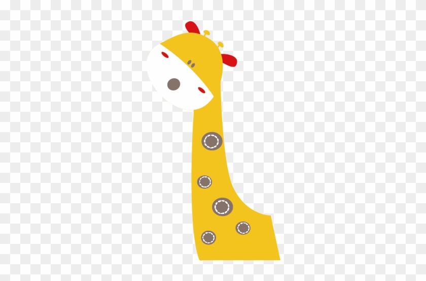 Vector Cartoon Yellow Giraffe 568*568 Transprent Png - Giraffe #811847
