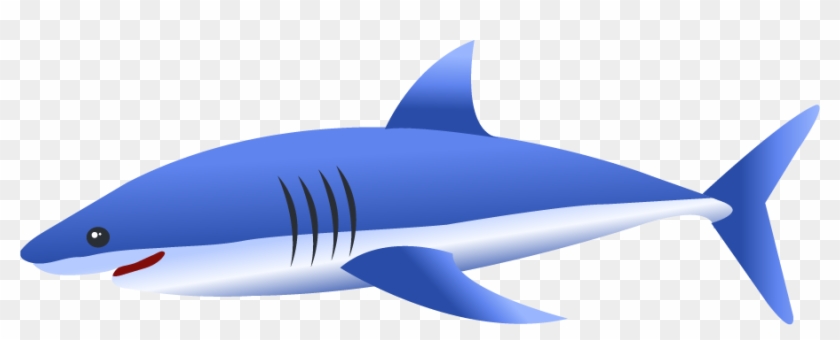 Requiem Shark Blue Euclidean Vector - Tubarão Fundo Do Mar Png #811854