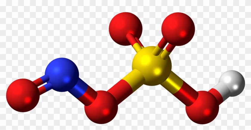 Nitrosylsulfuric Acid Molecule Ball - Sulfamide #811885