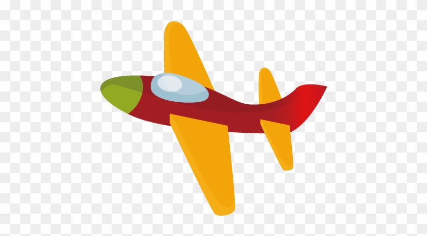 Airplane Aircraft Flight - Cartoon Png Plane Cartoon #811936