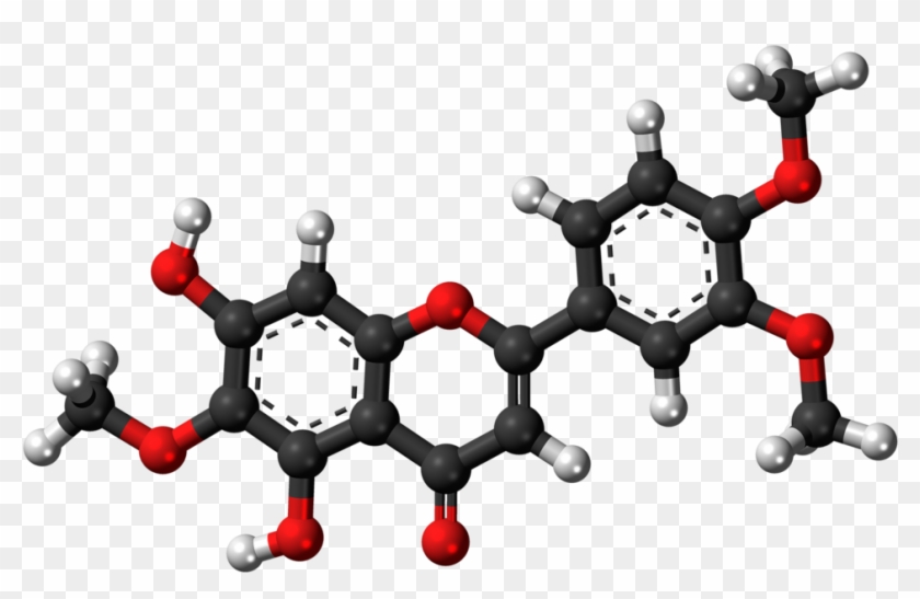 Eupatilin Molecule Ball - Flavonoid 3d #811976