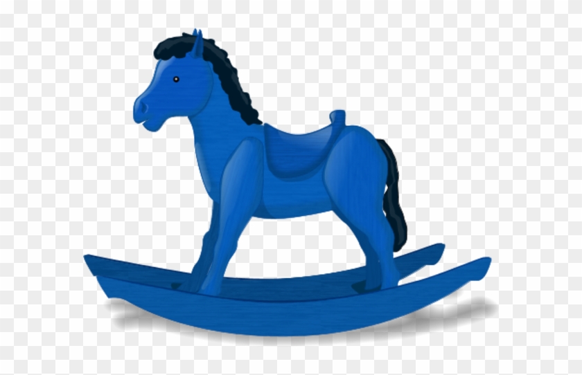 Rocking Horse Vector Clip Art - Rocking Horse Clip Art #811990