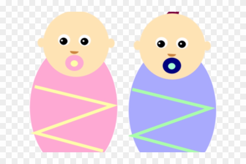 Twin Baby Clipart - Gemelos Dibujo Png #812029