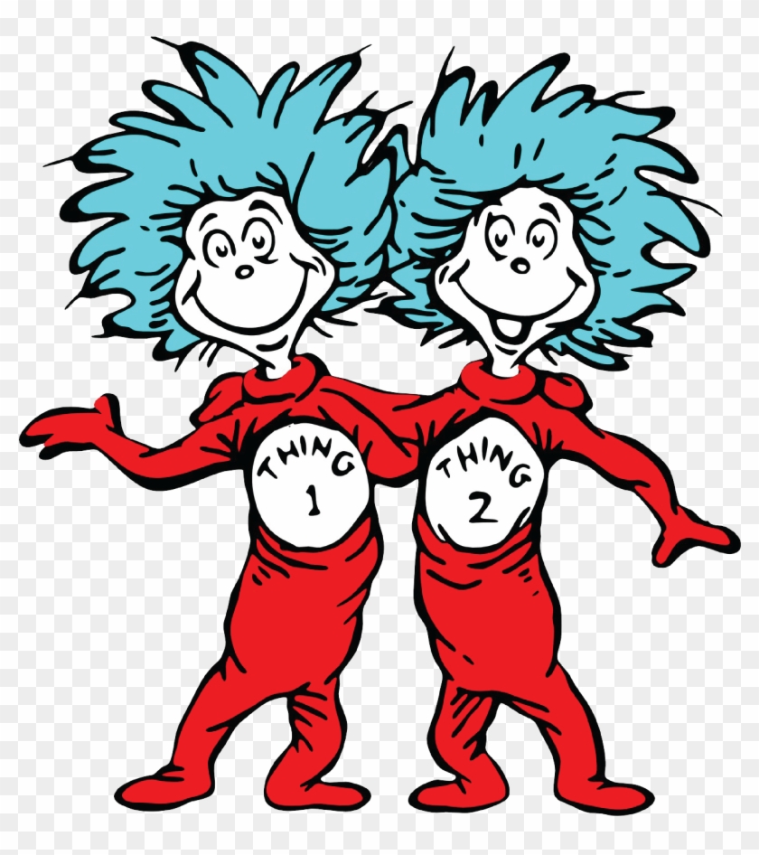 Interested In Joining The Ls Musical This Year Want - Dr Seuss Thing 1 And Thing 2 #812081