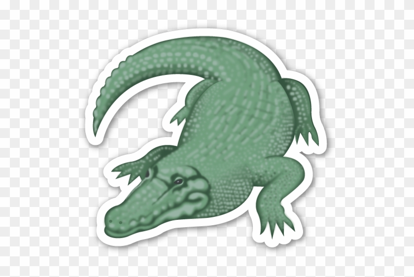 Crocodile - Crocodile Emoji Tattoo #812129