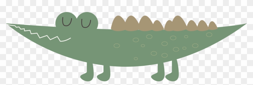 Crocodile Cartoon Illustration - Vector Graphics #812143