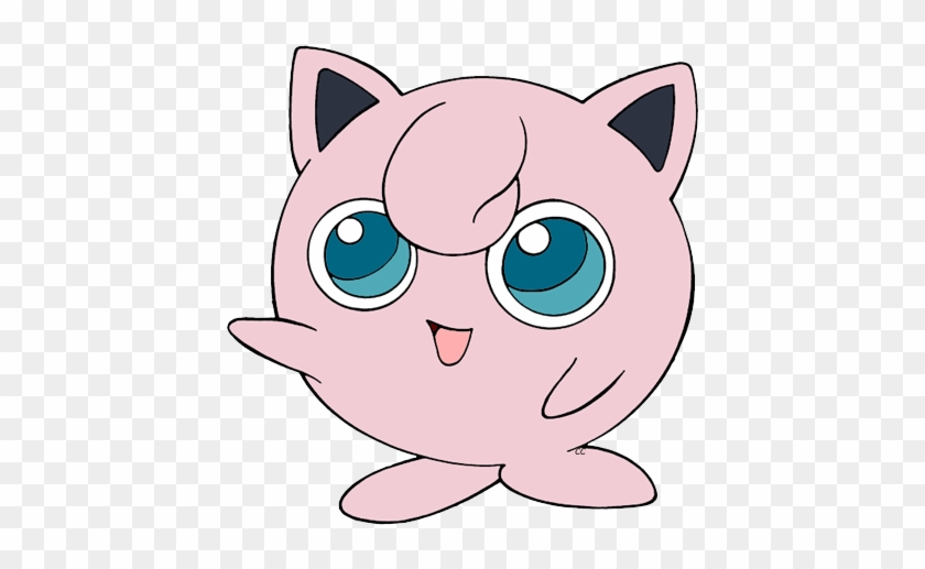 And Clipped By Cartoon Clipart - Jigglypuff Pokemon Clipart #812258