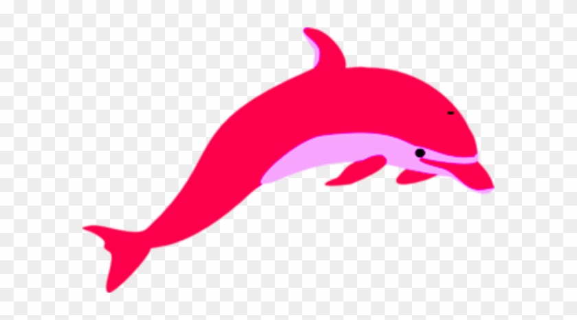 Pink Dolphin Free Images At Clker Com Vector Clip Art - Pink Dolphin Clip Art #812344