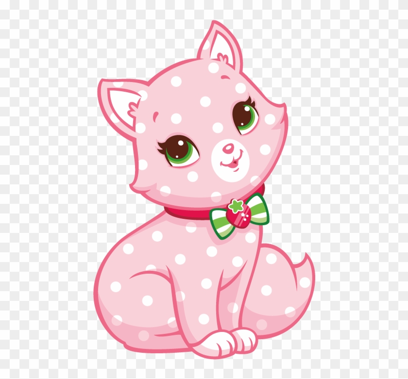 Cute Cat Strawberry Shortcake Clipart - Strawberry Shortcake Cat Name #812606