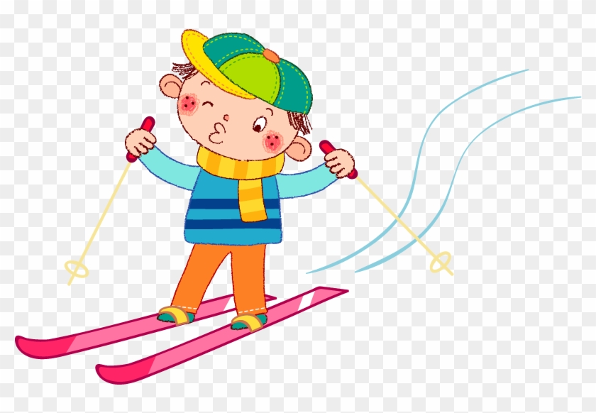 Skiing Clip Art - Skiing Clip Art #812617