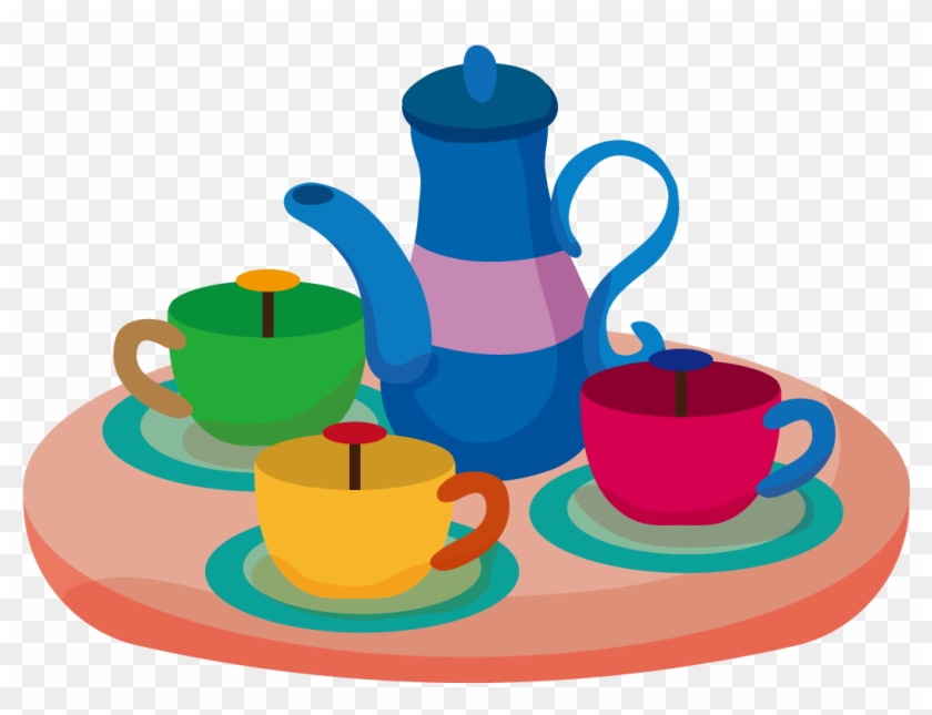 Royalty-free Illustration - Tea Set - Juego De Te Animado #812763