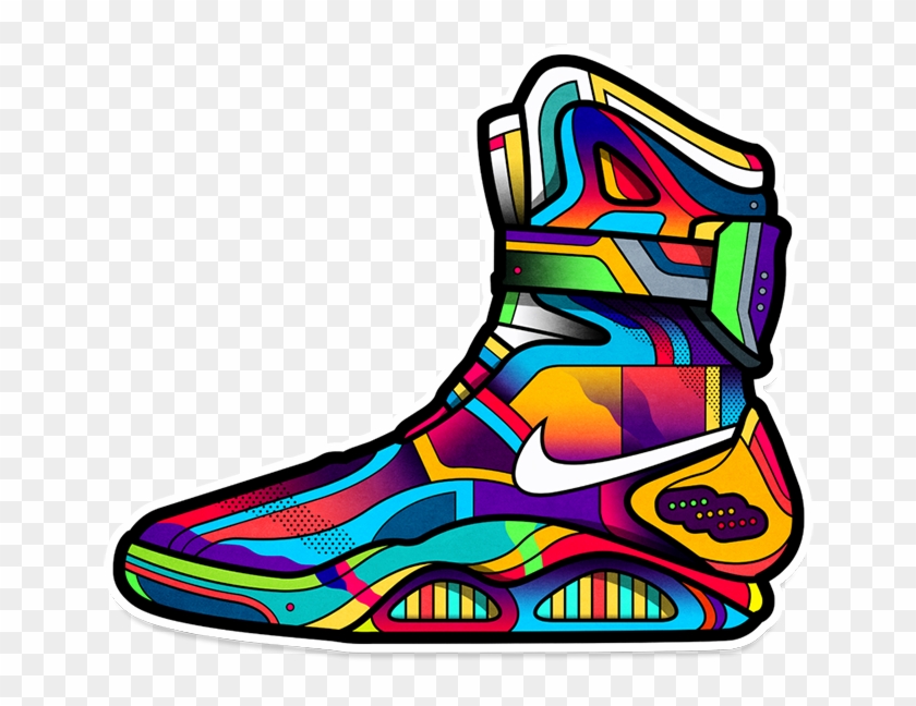 Van Orton Design Icons Nike Mag - Sticker Nike Mag #812828