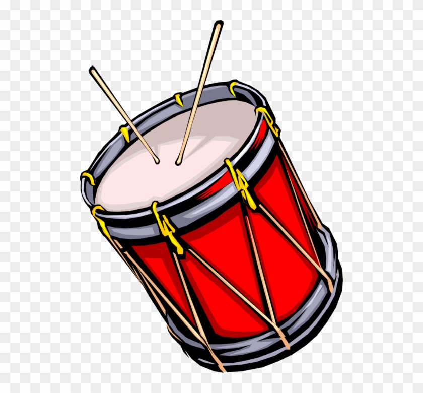 Vector Illustration Of Military Marching Drum With - American Revolutionary War Gif #813019