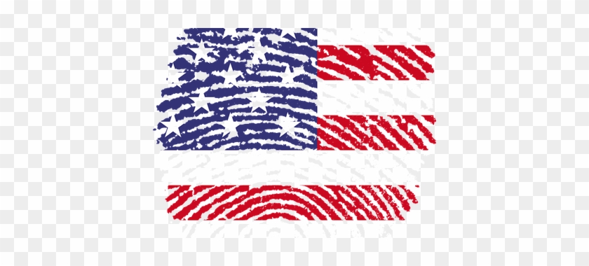 Voix Off Americaine Voice Over Comedien Comedienne - Us Fingerprints Flag Hd #813064