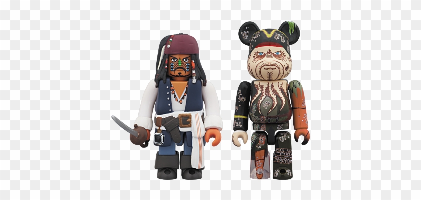 Kubrick Jack Sparrow Cannibal Eyes Version And Berbrick - Lego Pirates Of The Caribbean Blackbeard #813176