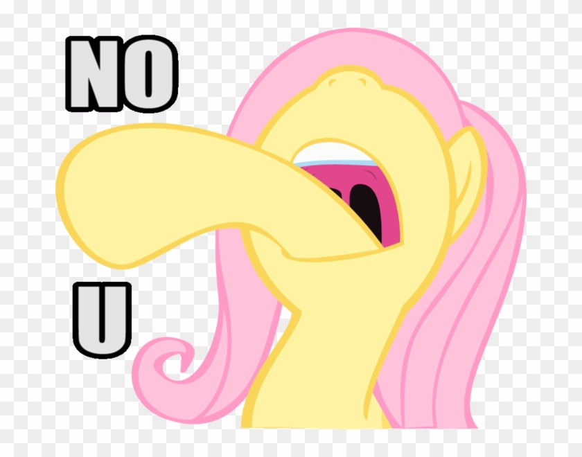 No Pinkie Pie Twilight Sparkle Fluttershy Pony Pink - Patrick No U Meme #813542