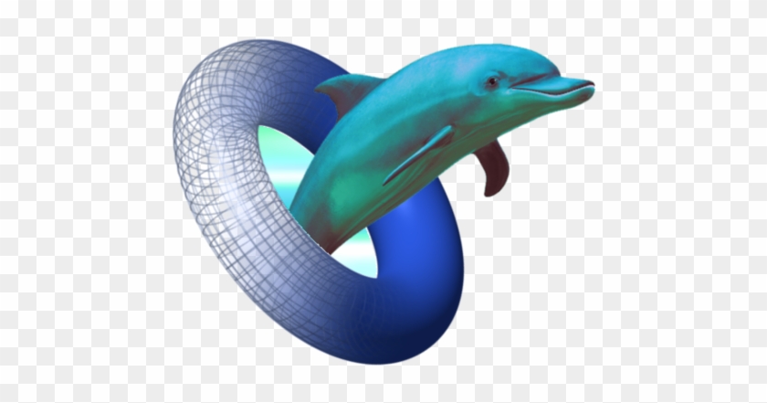 Vaporwave Clipart Dolphin - Aesthetic Dolphins #813604