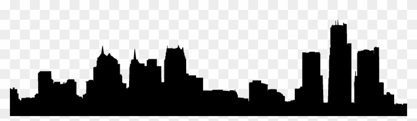 The World's Urban Silhouette [eps File] - Detroit Skyline Silhouette Png #813740