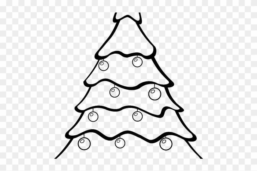 Christmas Tree Drawing S - Draw A Christmas Tree #813751