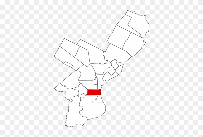 Map Of Philadelphia County, Pennsylvania Highlighting - Northern Liberties #813753