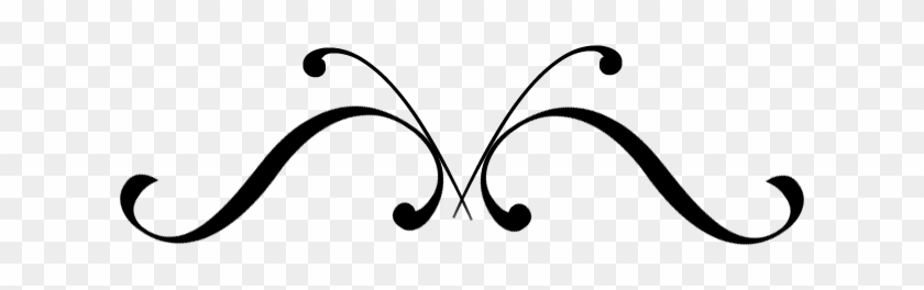 Flourish Line Clipart In Line Flourish Clipart - Flourish Clip Art #813842