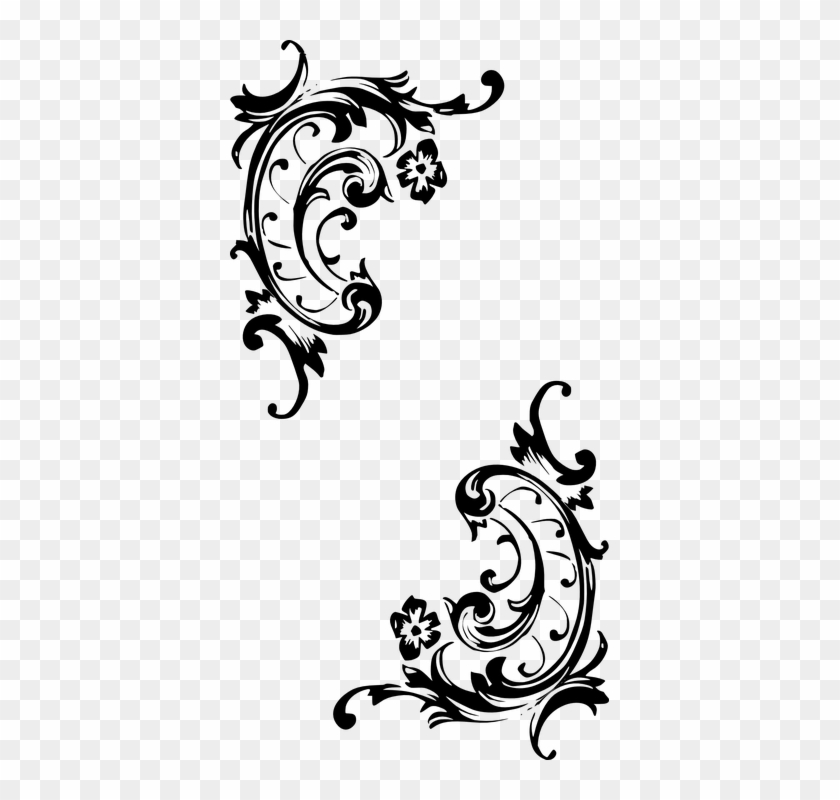 Wedding Flourish Cliparts 12, Buy Clip Art - Baroque Pattern Png #813844