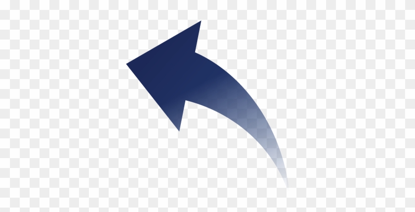 Red Arrow Right Curved - Dark Blue Arrow Png #813875