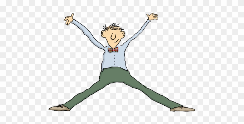Cartoon Guy Waving His Arms - Cartoon #813932