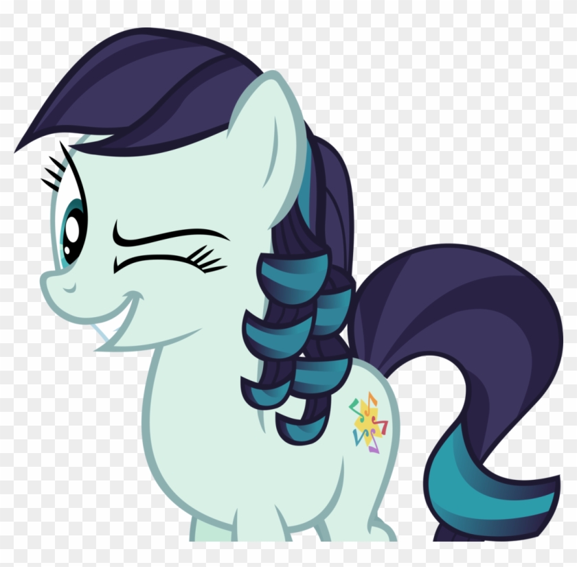 Ironm17, Coloratura, Grin, One Eye Closed, Rara, Safe, - Winking Horse #813978