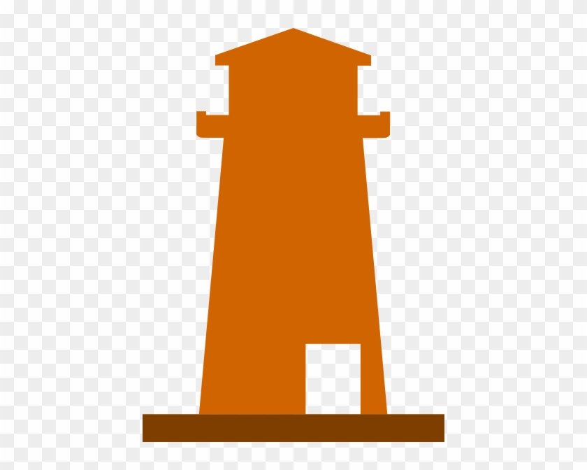 Lighthouse Clipart Faro - Lighthouse Clipart Orange #814058