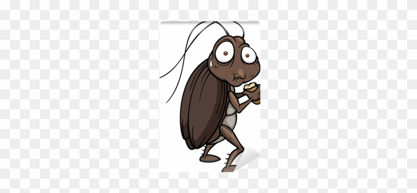 Vector Illustration Of Cartoon Cockroach Wall Mural - Cartoon Cockroach #814062