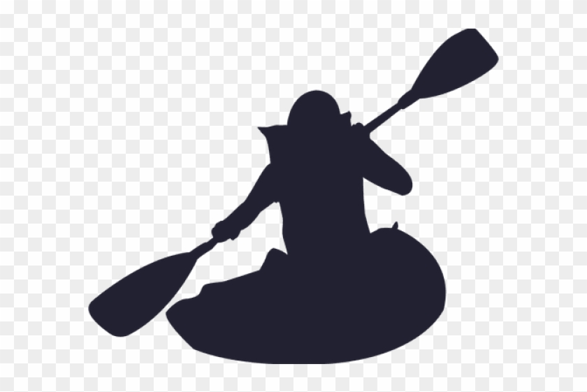 Canoe Paddle Png Transparent Images - Kayak Silhouette Png #814123