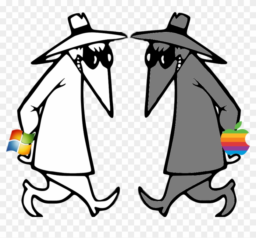 Microsoft Clip Art 26, - White Spy Black Spy #814232