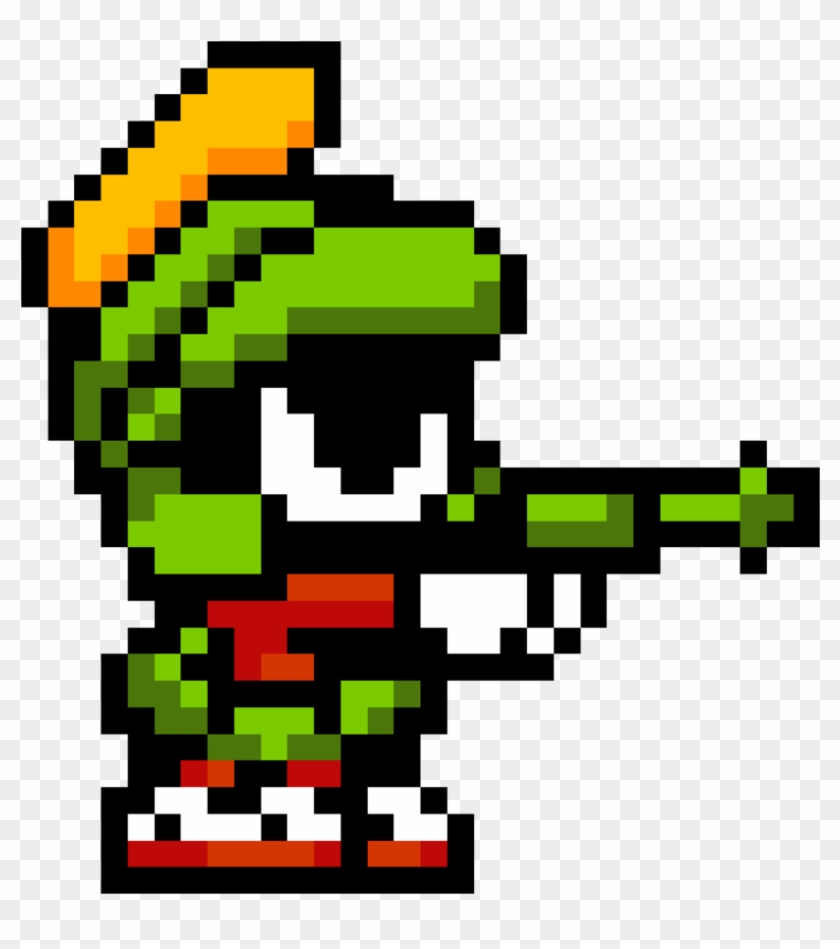 Pixel Marvin The Martian By Rest In Pixels - Marvin Martian Pixel Art #814367