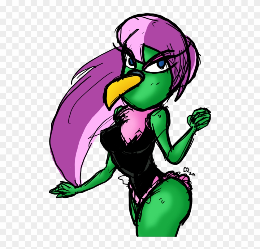 Martian Bird Lady By Theeyzmaster - Cartoon #814385