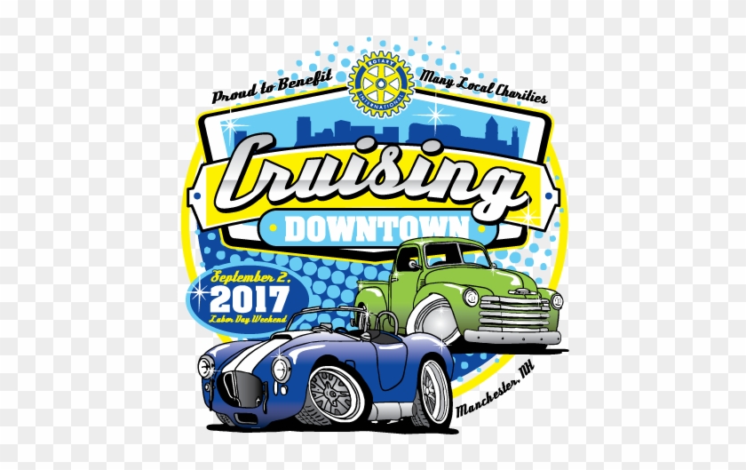 Hosted By The Rotary Club Of Manchester, Cruising Downtown - Rotary International #814572